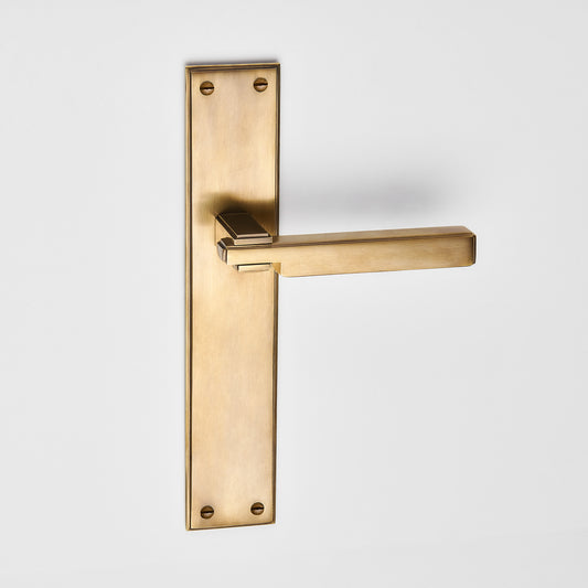 Ponti Lever Handle on a Stepped Backplate