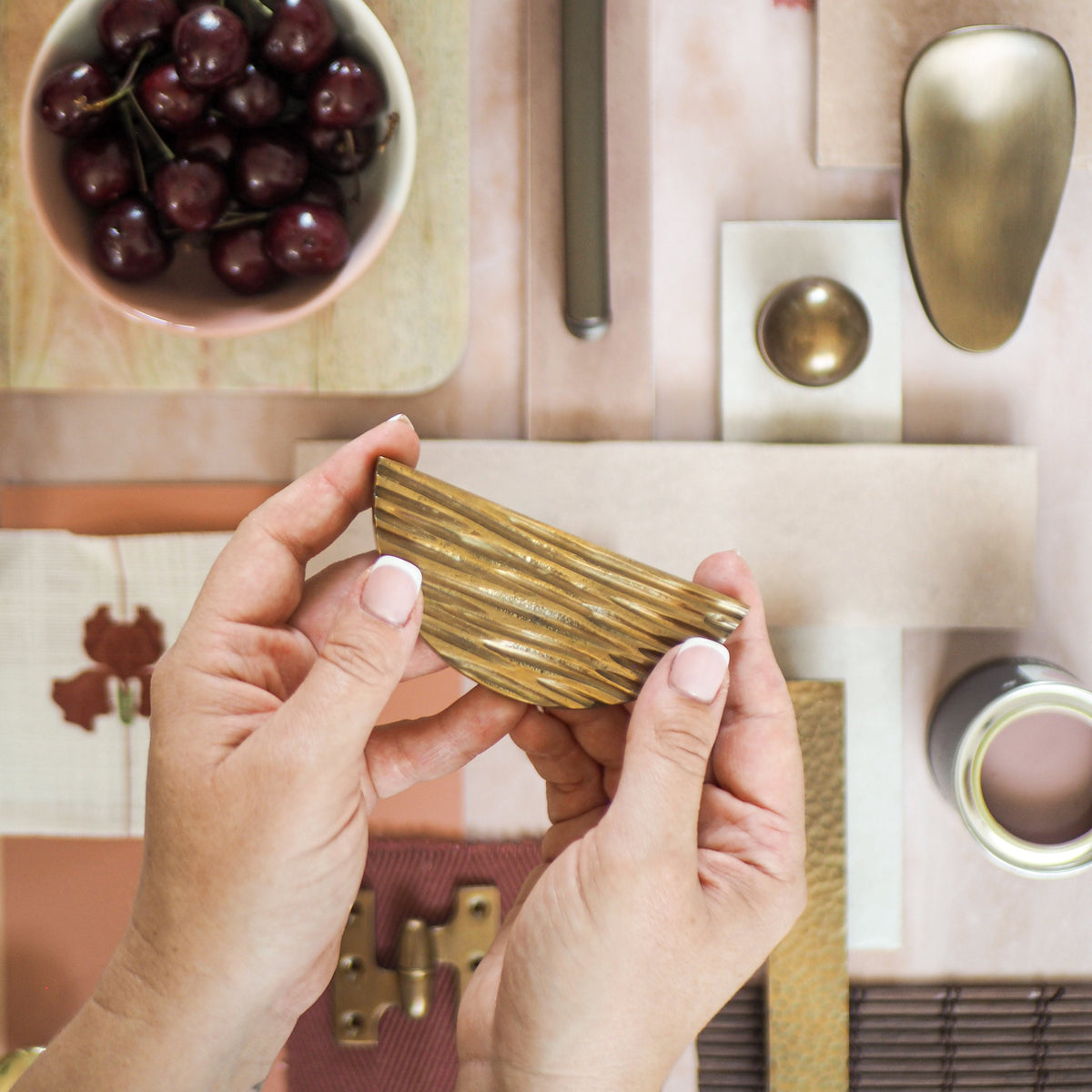 Half-moon handles: A timeless design that's simple yet sculptural and sophisticated