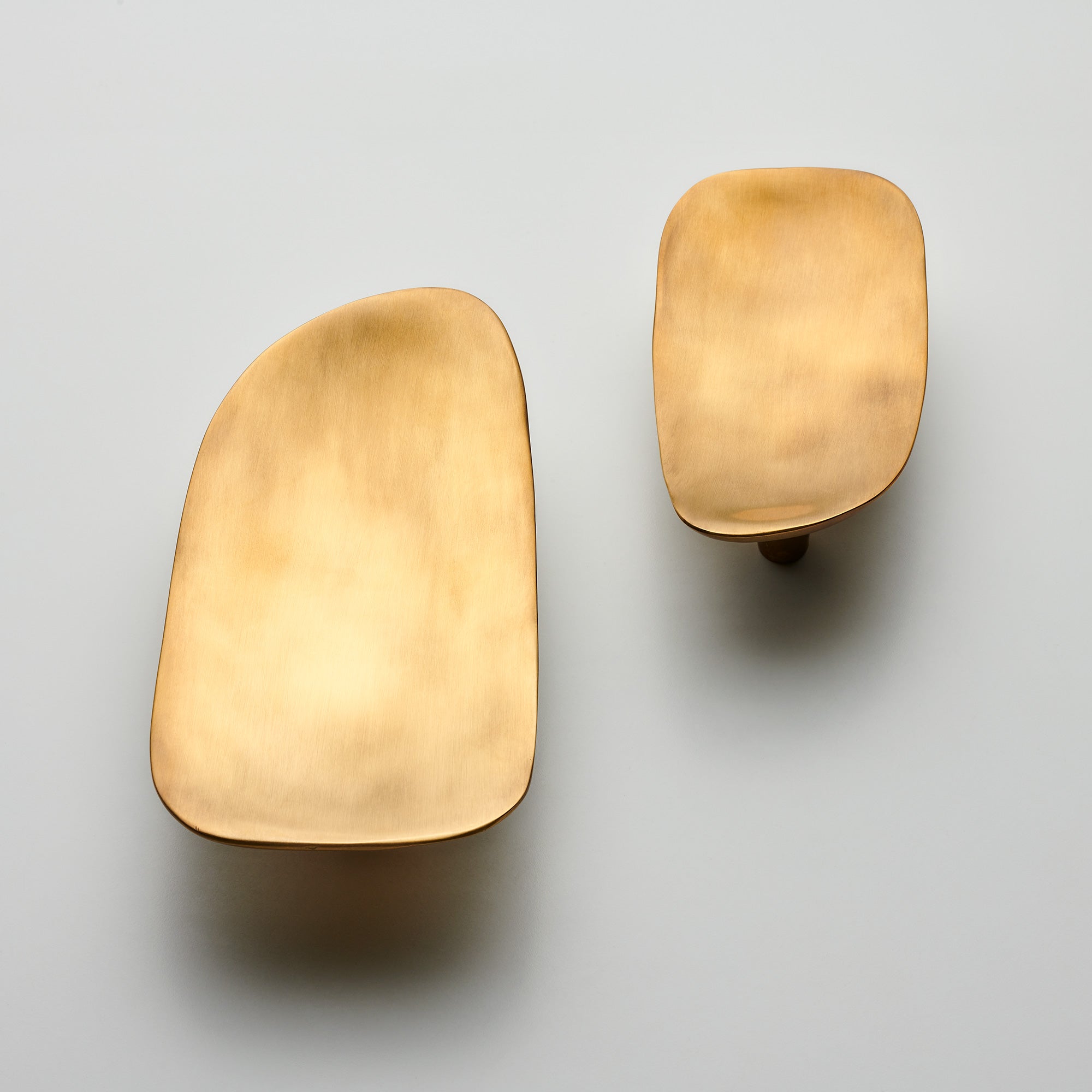Darwin Oyster Brass Organic Door Pull Handle | Henry Blake Hardware